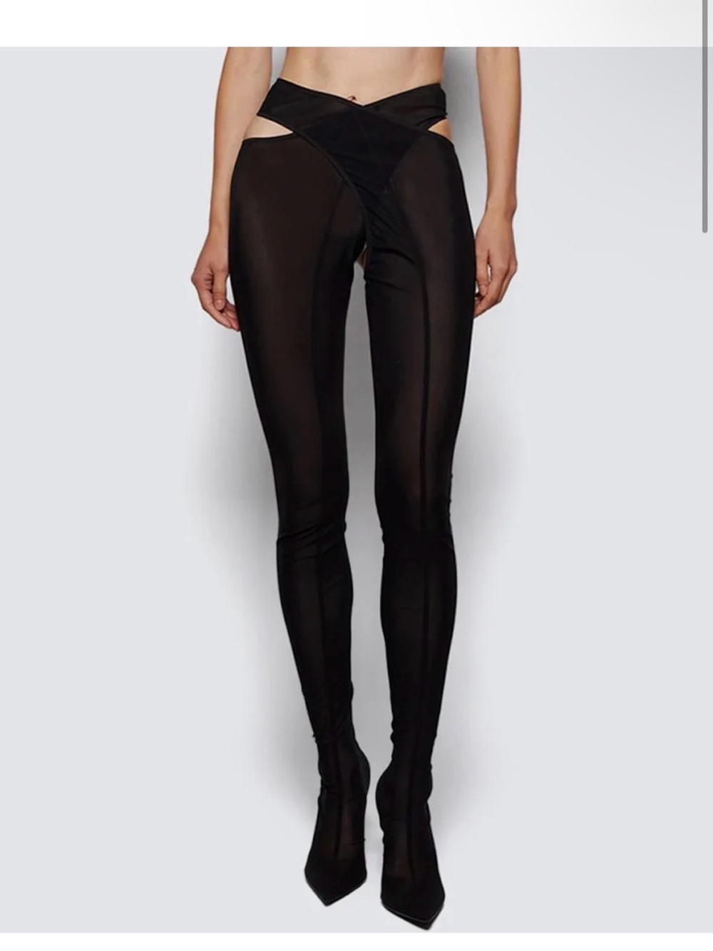 The Attico Cheopissima thigh high 105 boots
